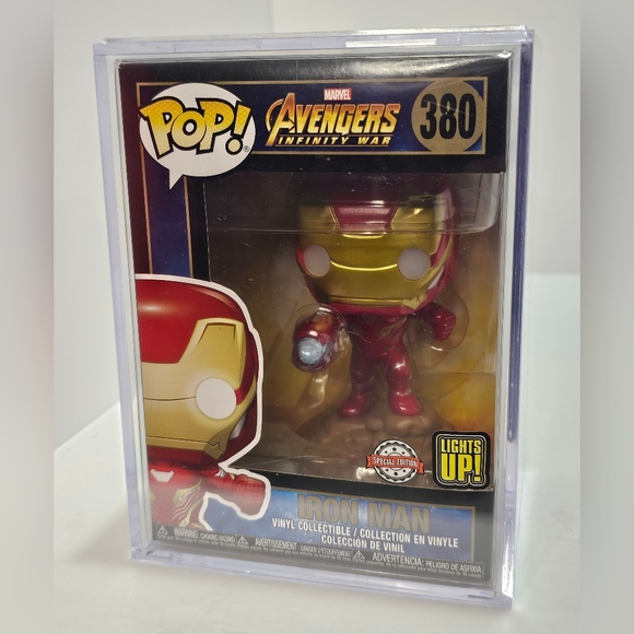 Funko Pop Marvel Avengers Infinity War 380 Iron Man Special Edition Lights Up! - Picture 1 of 7